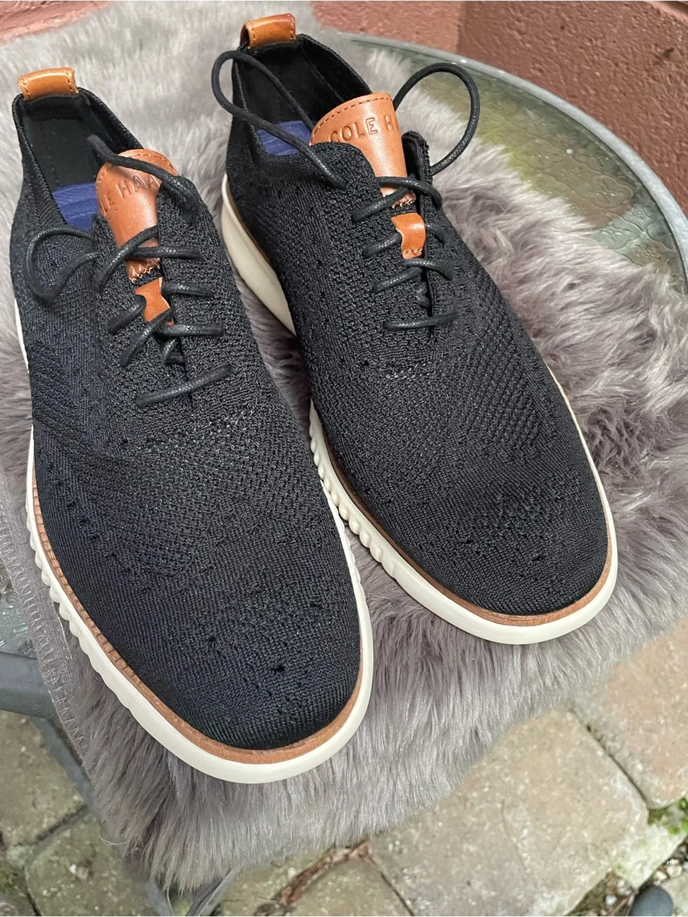 New Cole Haan 2.ZERØGRAND Stitchlite™ Wingtip Oxfords Shoes Size 7.5 Men’s